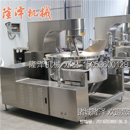 隆澤全自動(dòng)炒菜機炒菜過(guò)程