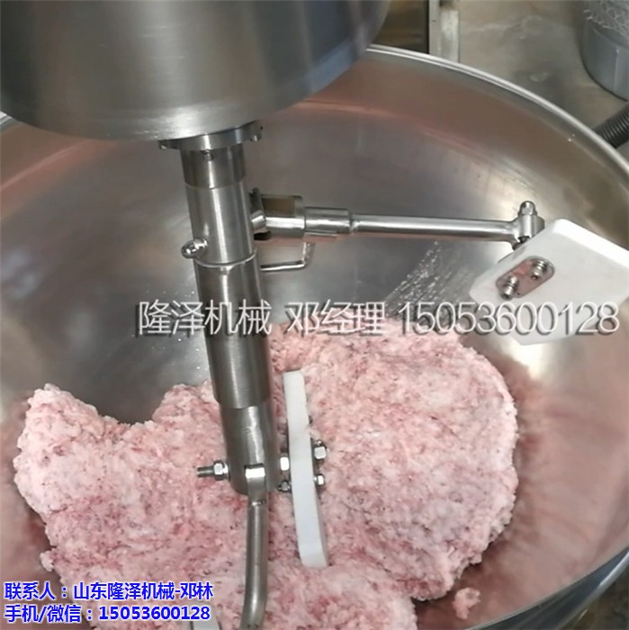 隆澤機械自動炒炸醬鍋，一鍋炒醬二三百斤